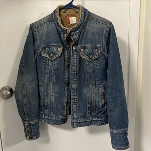 Levi Sherpa Jean Jacket